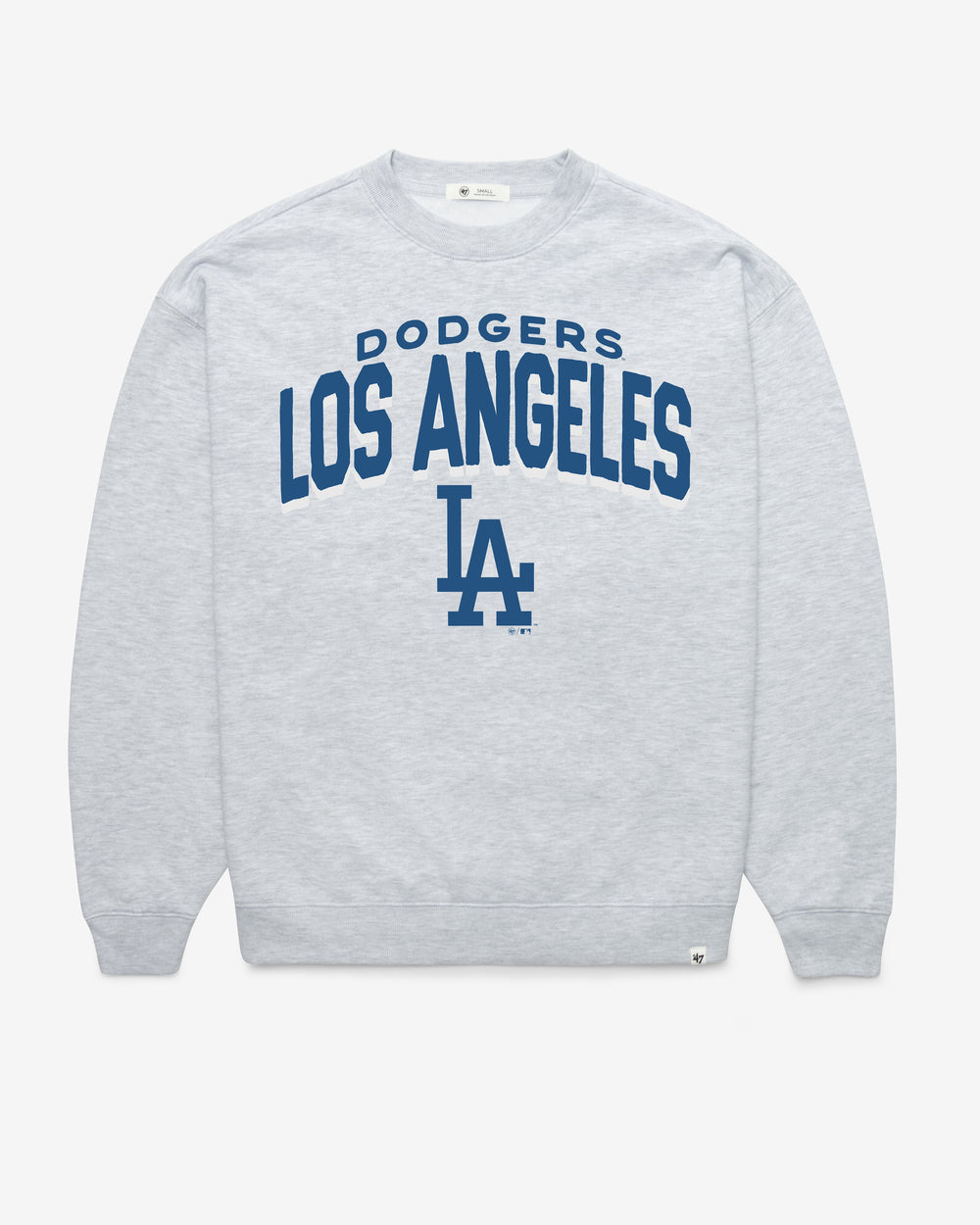 LOS ANGELES DODGERS CAMPUS ARCH CLOUD '47 OVERSIZED CREW WOMENS RELAY GREY