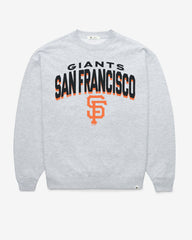 SAN FRANCISCO GIANTS CAMPUS ARCH CLOUD '47 OVERSIZED CREW WOMENS RELAY GREY