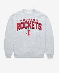 HOUSTON ROCKETS CAMPUS ARCH CLOUD '47 OVERSIZED CREW WOMENS RELAY GREY