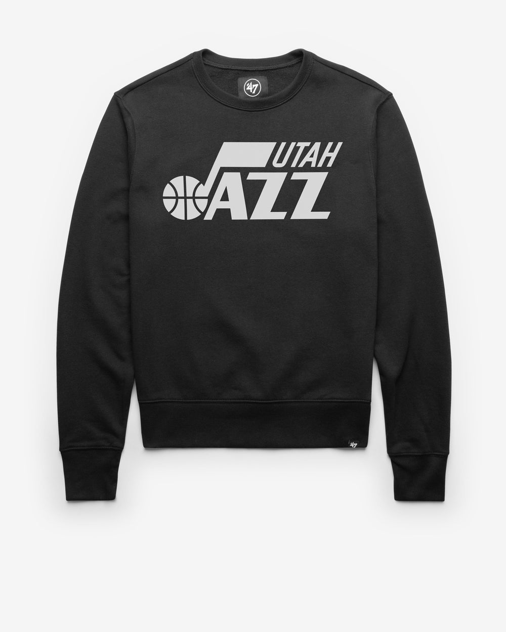 UTAH JAZZ IMPRINT '47 HEADLINE CREW JET BLACK