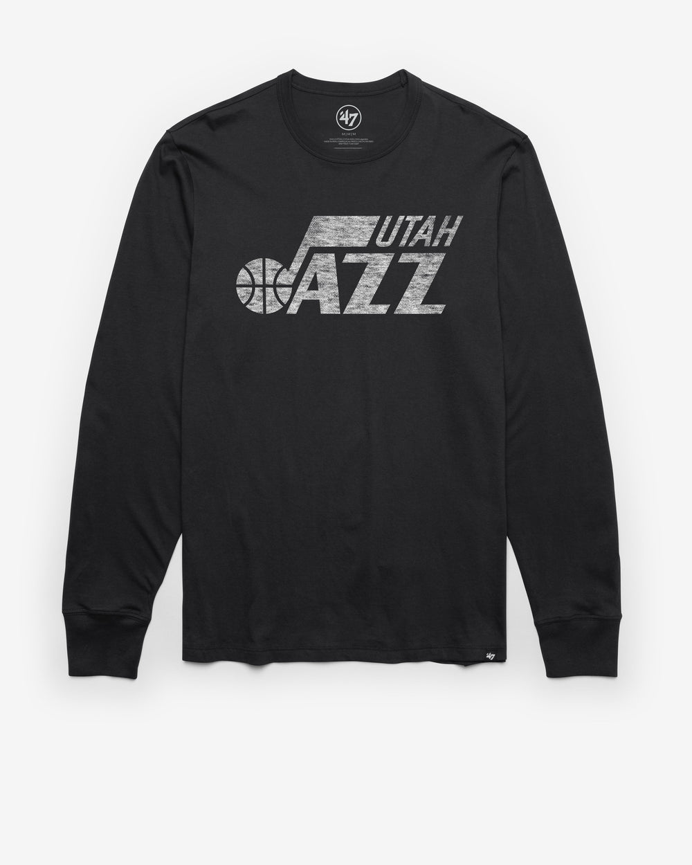 UTAH JAZZ PREMIER '47 FRANKLIN LONG SLEEVE TEE FLINT BLACK