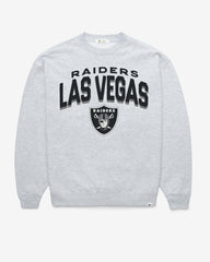 LAS VEGAS RAIDERS CAMPUS ARCH CLOUD '47 OVERSIZED CREW WOMENS RELAY GREY