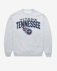 TENNESSEE TITANS CAMPUS ARCH CLOUD '47 OVERSIZED CREW WOMENS RELAY GREY