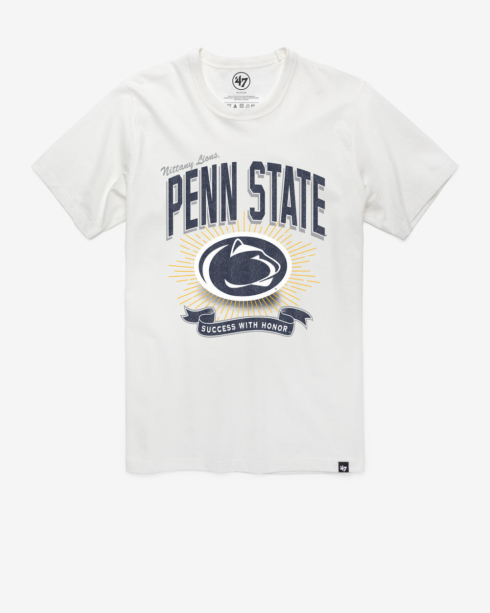 PENN STATE NITTANY LIONS PRIME PLAY '47 FRANKLIN TEE WHITE WASH