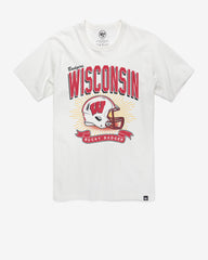 WISCONSIN BADGERS PRIME PLAY '47 FRANKLIN TEE WHITE WASH