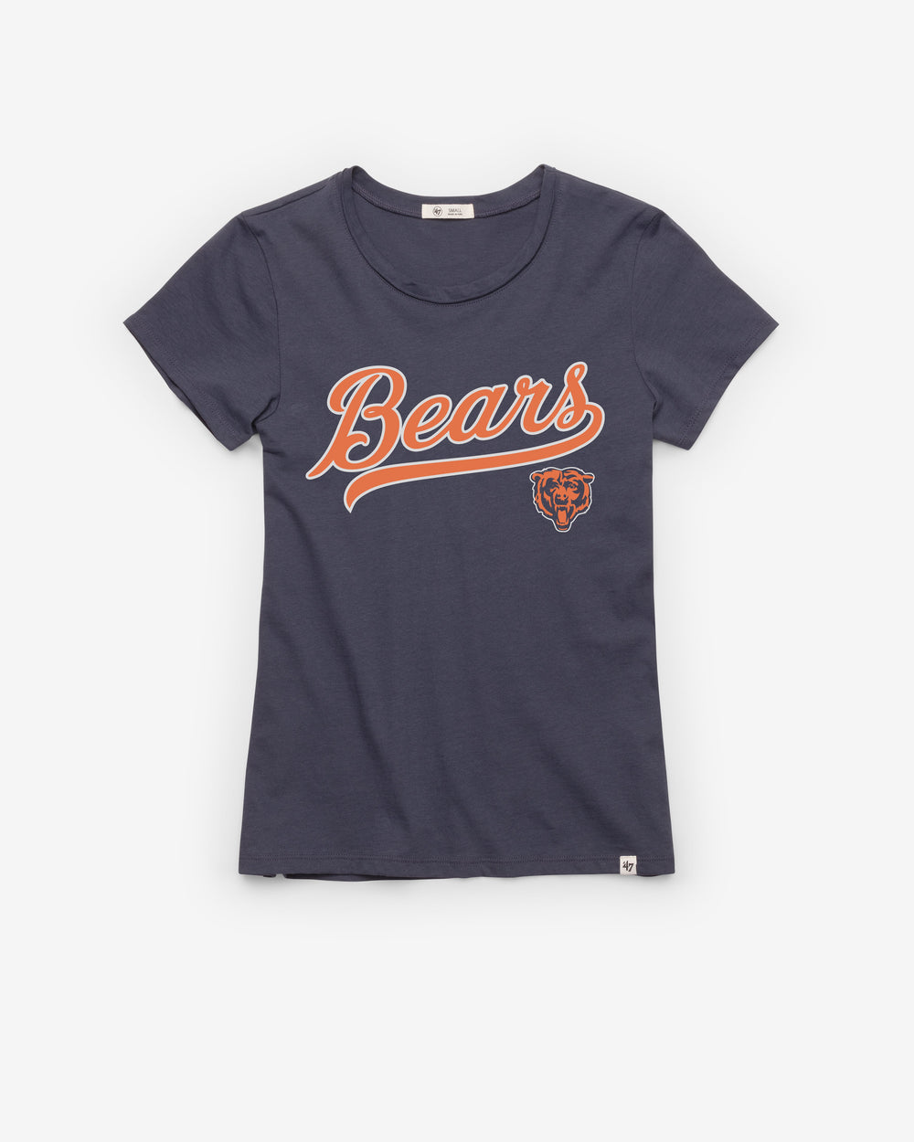 CHICAGO BEARS TAIL SWEEP '47 FRANKIE TEE WOMENS ATLAS BLUE