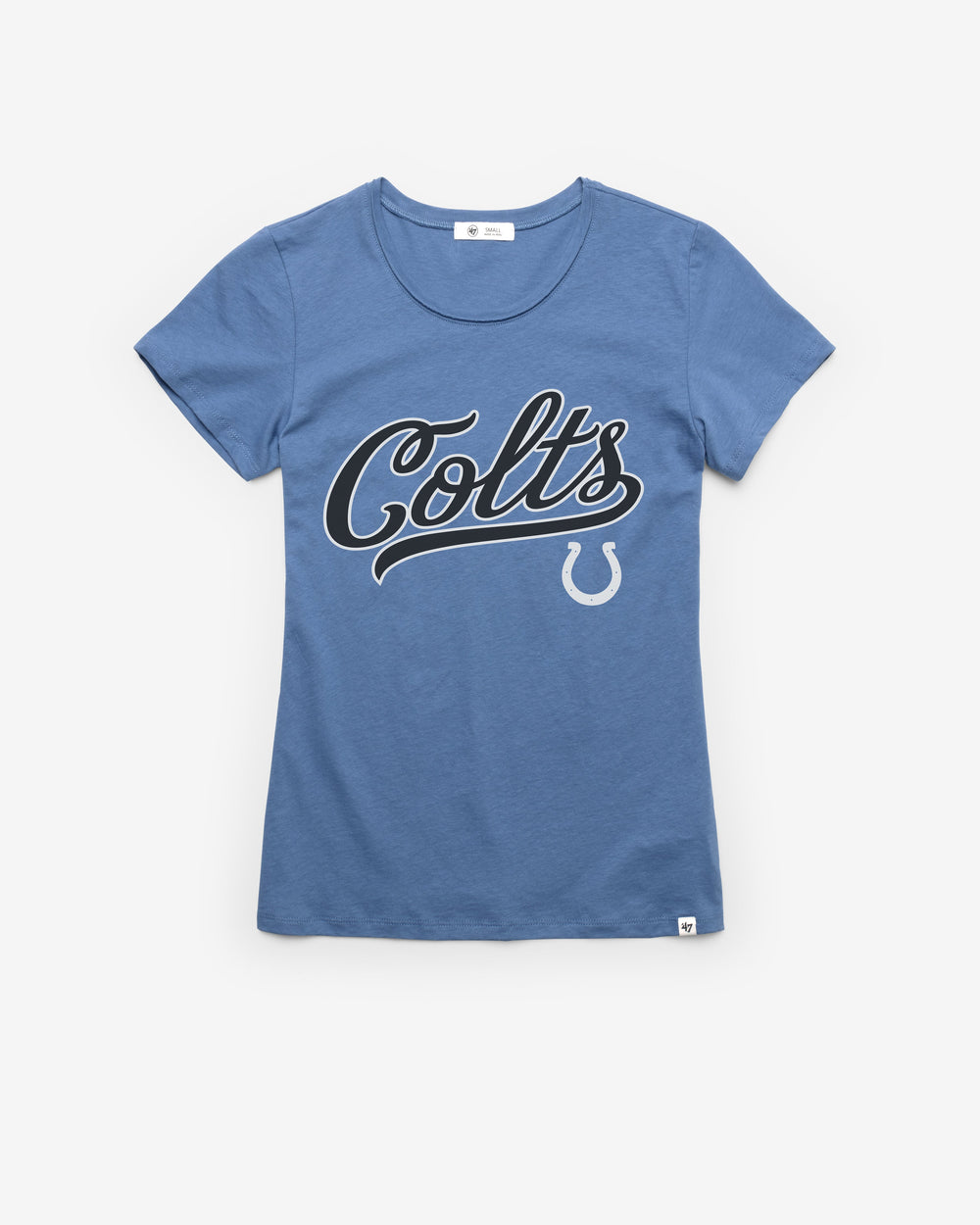 INDIANAPOLIS COLTS TAIL SWEEP '47 FRANKIE TEE WOMENS CADET BLUE