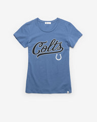 INDIANAPOLIS COLTS TAIL SWEEP '47 FRANKIE TEE WOMENS CADET BLUE
