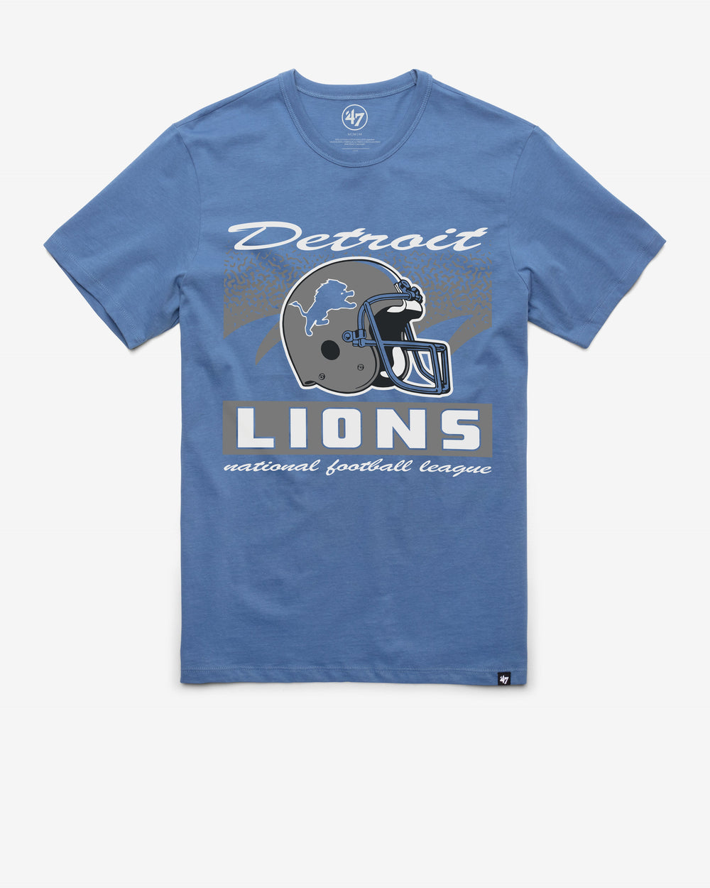 DETROIT LIONS HISTORIC WAVER '47 FRANKLIN TEE CADET BLUE