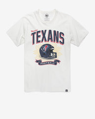 HOUSTON TEXANS HISTORIC PRIME PLAY '47 FRANKLIN TEE WHITE WASH
