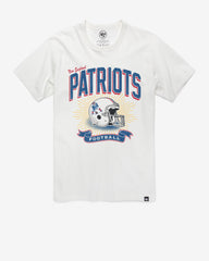 NEW ENGLAND PATRIOTS HISTORIC PRIME PLAY '47 FRANKLIN TEE WHITE WASH