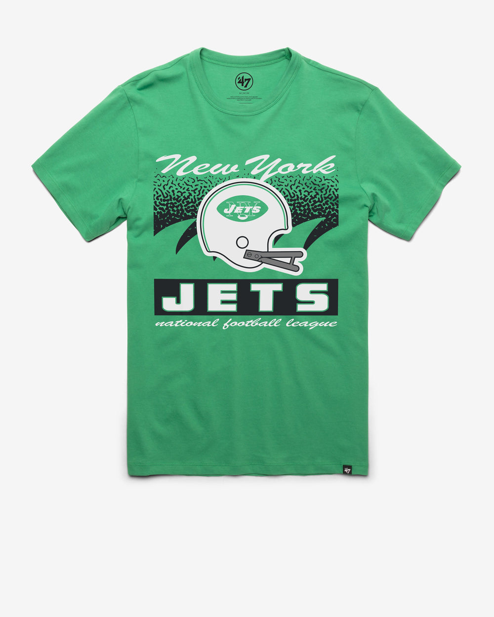 NEW YORK JETS HISTORIC WAVER '47 FRANKLIN TEE ORCHARD GREEN