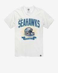 SEATTLE SEAHAWKS HISTORIC PRIME PLAY '47 FRANKLIN TEE WHITE WASH