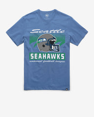 SEATTLE SEAHAWKS HISTORIC WAVER '47 FRANKLIN TEE CADET BLUE
