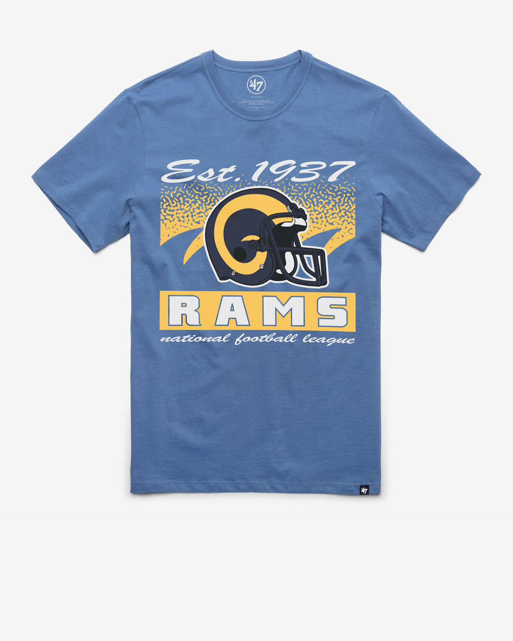 LOS ANGELES RAMS HISTORIC WAVER '47 FRANKLIN TEE CADET BLUE