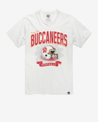 TAMPA BAY BUCCANEERS HISTORIC PRIME PLAY '47 FRANKLIN TEE WHITE WASH