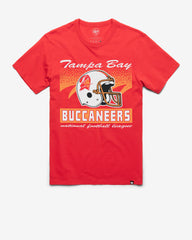 TAMPA BAY BUCCANEERS HISTORIC WAVER '47 FRANKLIN TEE RACER RED