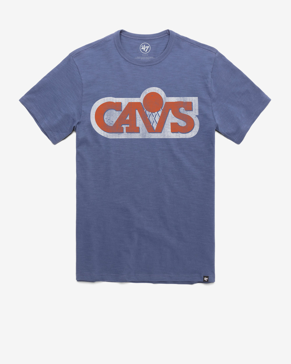 CLEVELAND CAVALIERS HARDWOOD CLASSICS GRIT '47 SCRUM TEE BLEACHER BLUE