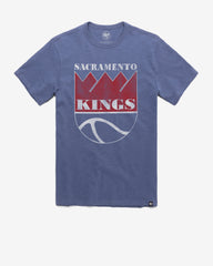 SACRAMENTO KINGS HARDWOOD CLASSICS GRIT '47 SCRUM TEE BLEACHER BLUE