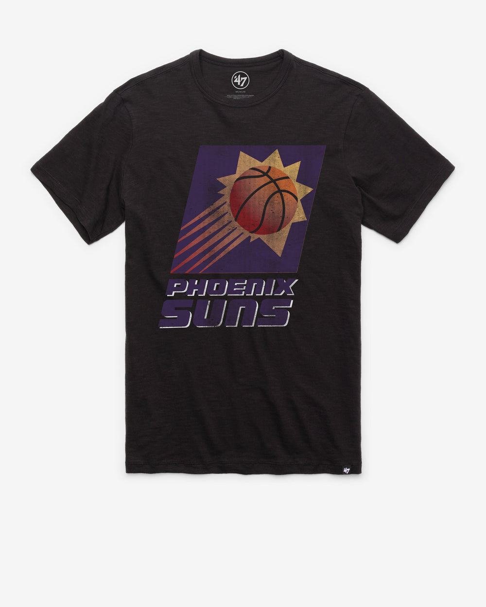 PHOENIX SUNS HARDWOOD CLASSICS GRIT '47 SCRUM TEE JET BLACK