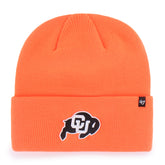 COLORADO BUFFALOES HUNTER '47 CUFF KNIT NEON ORANGE
