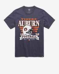 AUBURN TIGERS STRIPE SPLASH '47 FRANKLIN TEE ATLAS BLUE