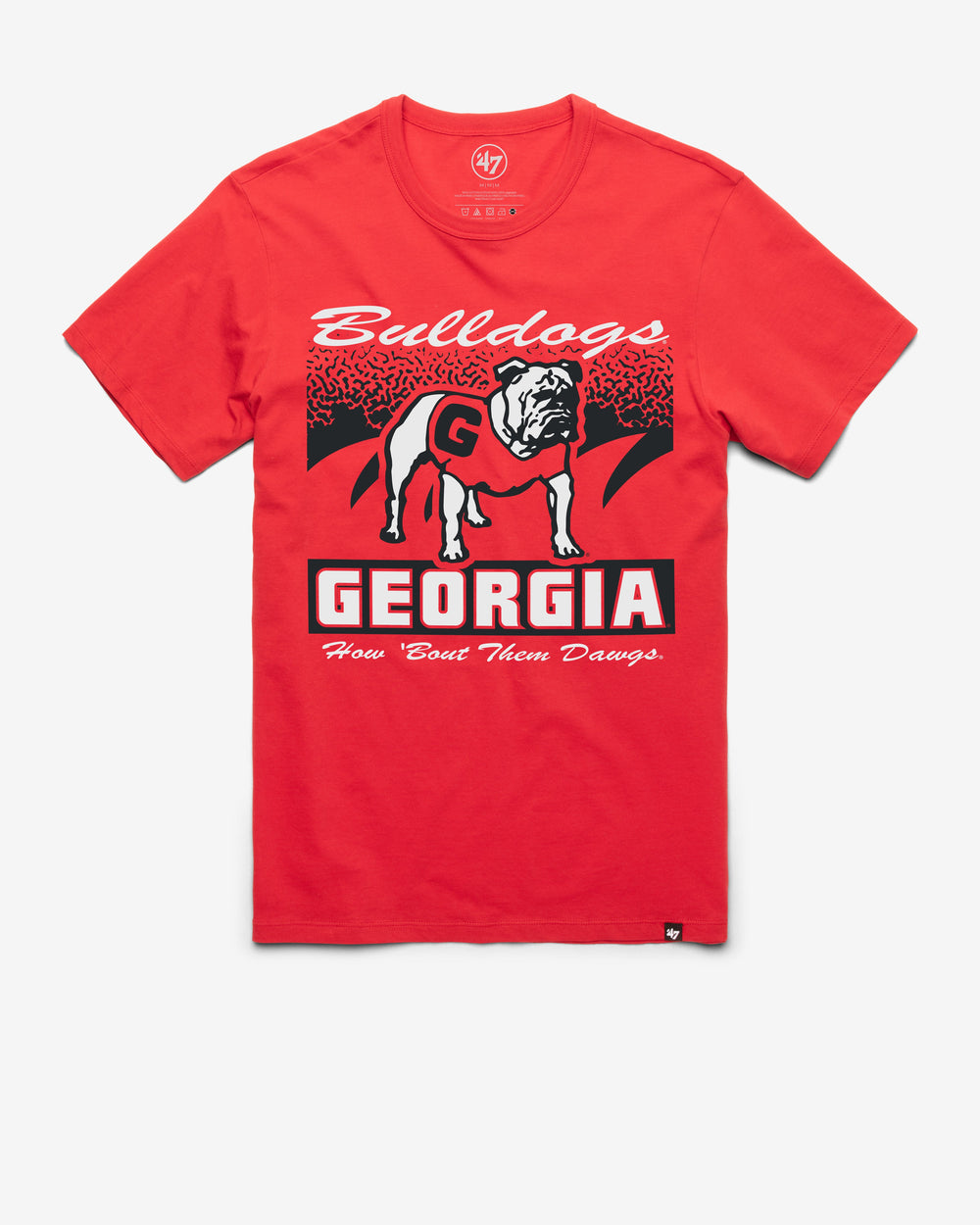 GEORGIA BULLDOGS WAVER '47 FRANKLIN TEE RACER RED