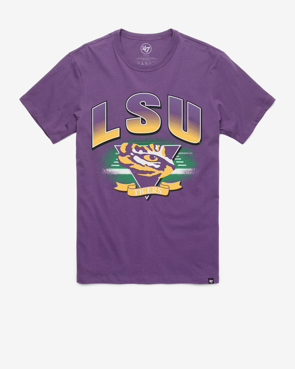 LOUISIANA STATE TIGERS LSU ARENA FADE '47 FRANKLIN TEE REGENT PURPLE
