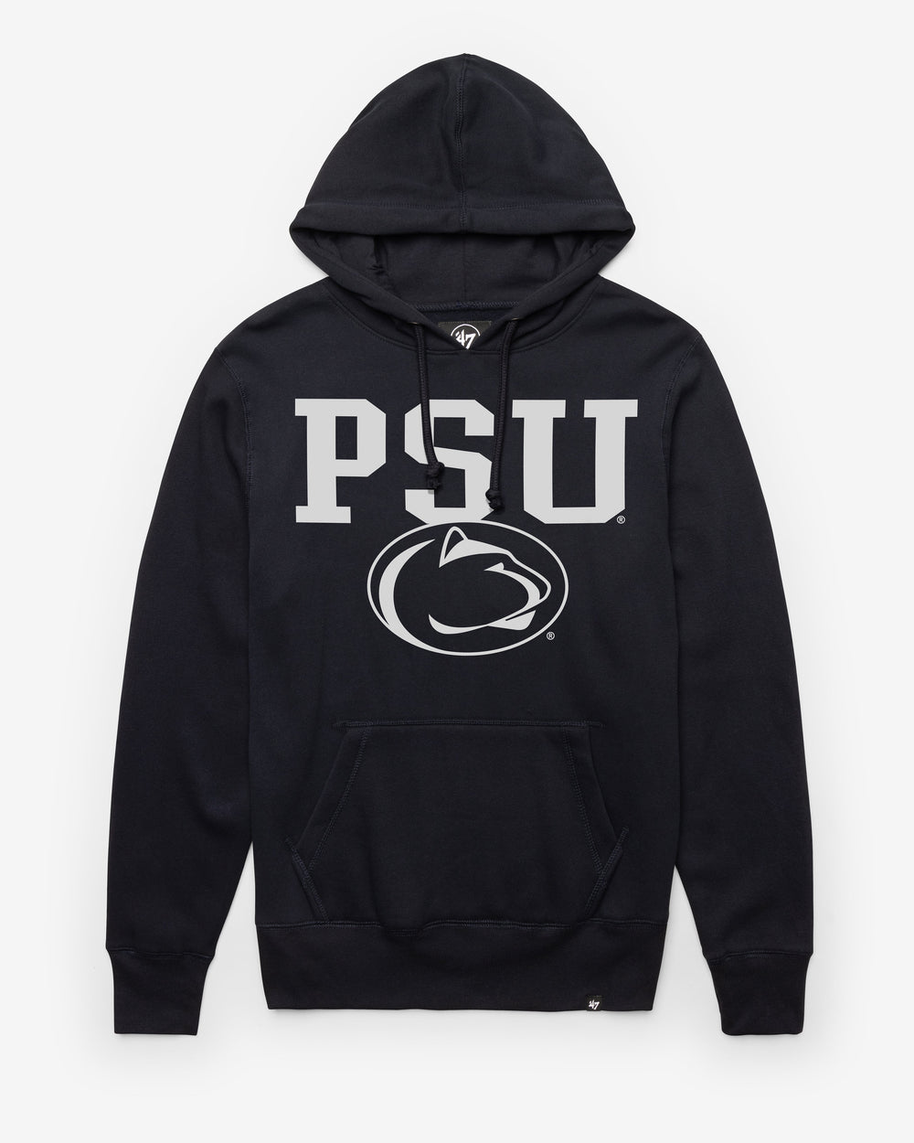 PENN STATE NITTANY LIONS STRAIGHT BLOCK '47 HEADLINE HOOD FALL NAVY