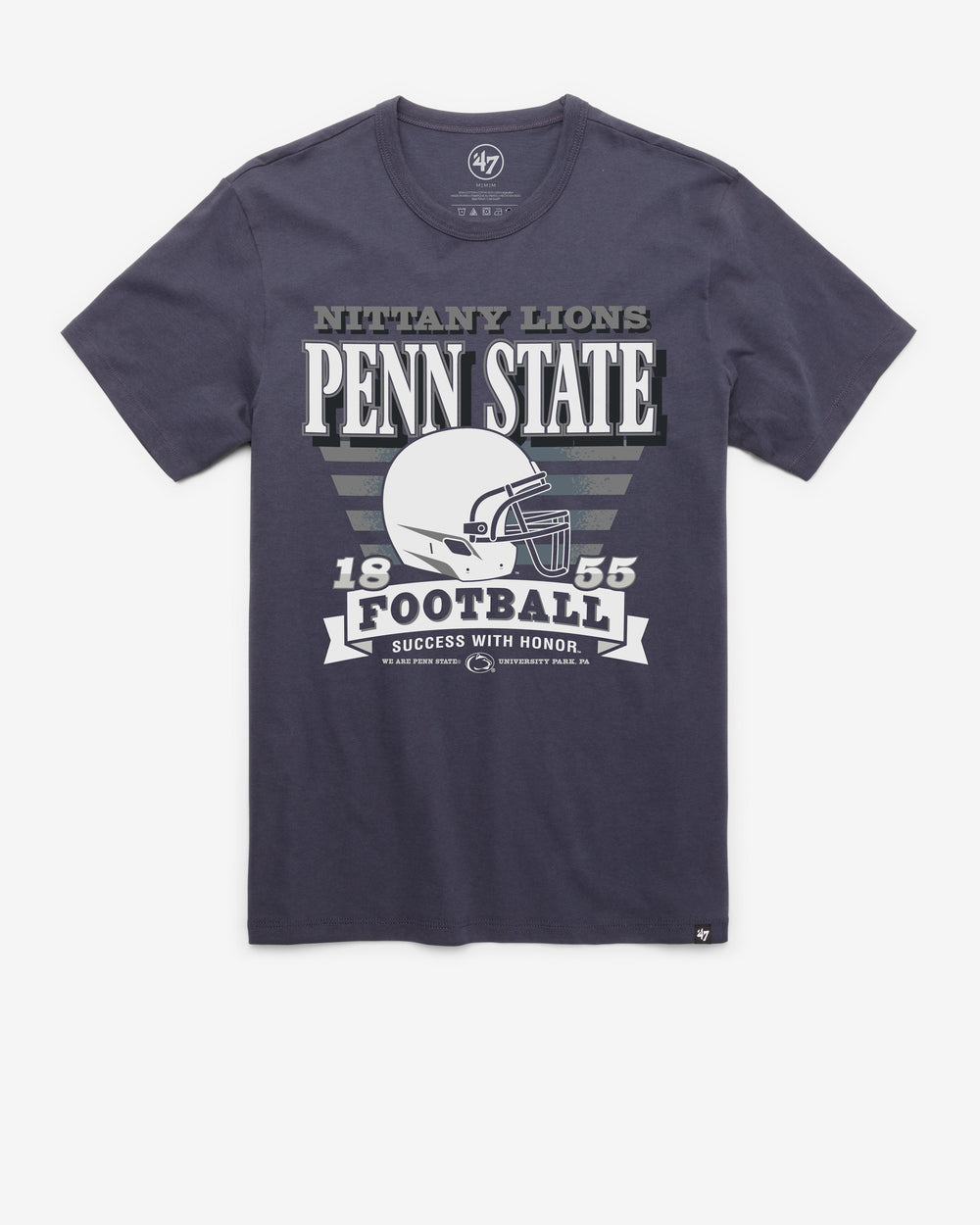 PENN STATE NITTANY LIONS STRIPE SPLASH '47 FRANKLIN TEE ATLAS BLUE