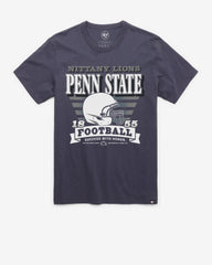 PENN STATE NITTANY LIONS STRIPE SPLASH '47 FRANKLIN TEE ATLAS BLUE