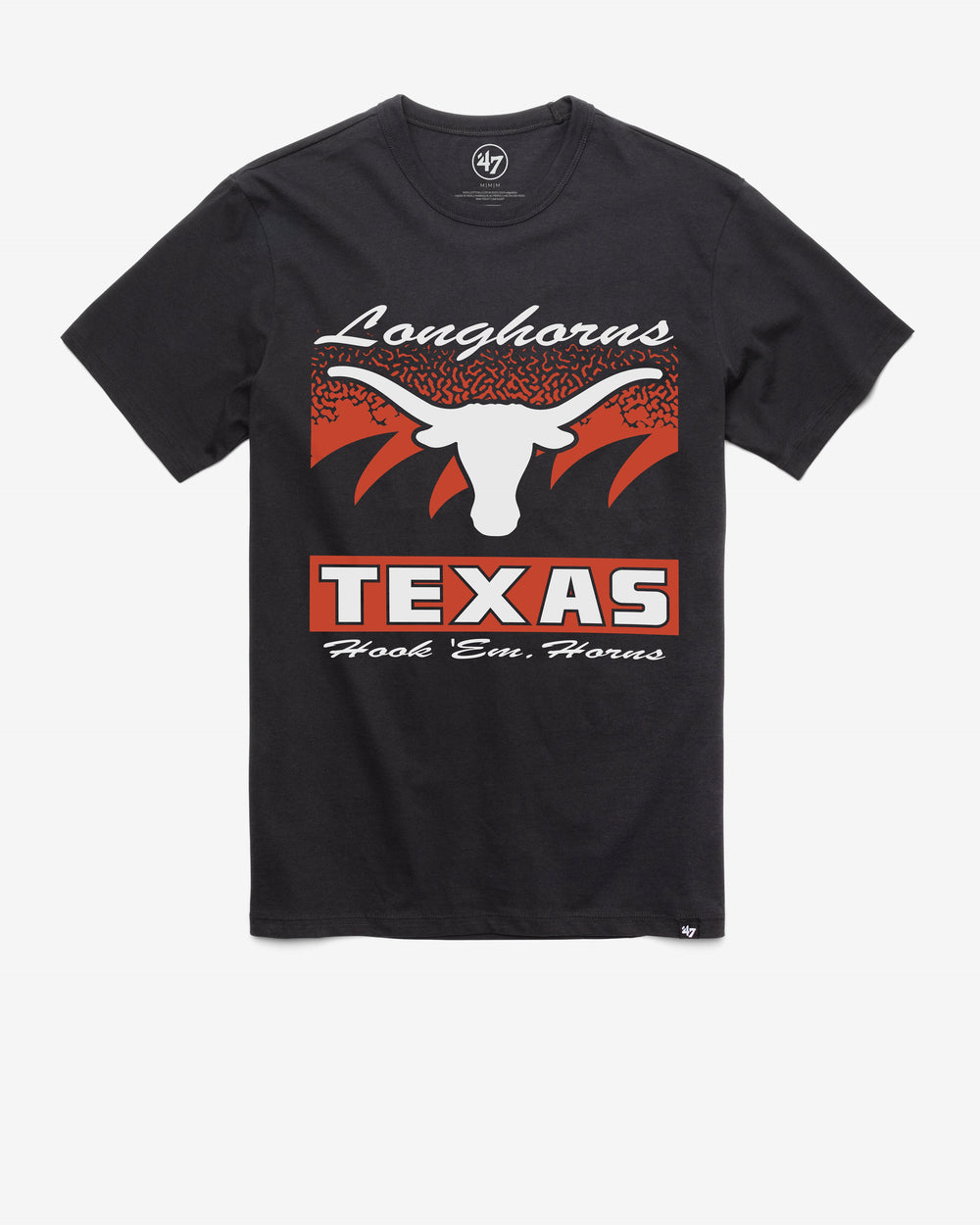 TEXAS LONGHORNS WAVER '47 FRANKLIN TEE FLINT BLACK
