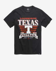 TEXAS LONGHORNS STRIPE SPLASH '47 FRANKLIN TEE FLINT BLACK