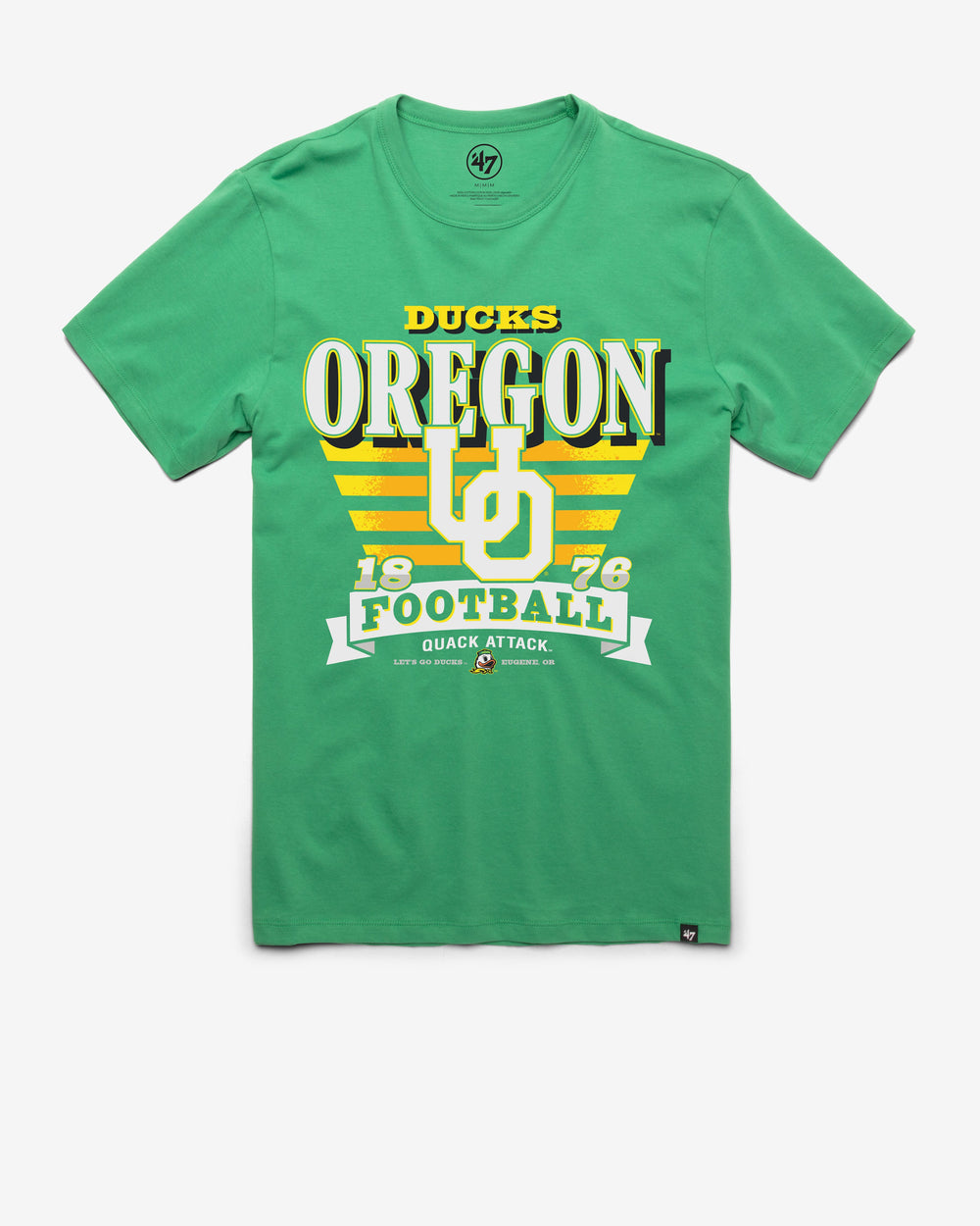 OREGON DUCKS STRIPE SPLASH '47 FRANKLIN TEE ORCHARD GREEN