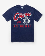 LOS ANGELES CLIPPERS FLY BY VINTAGE '47 TUBULAR TEE DT NAVY