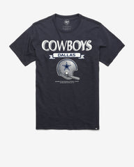 DALLAS COWBOYS HISTORIC LONG HAUL '47 SCRUM TEE FALL NAVY