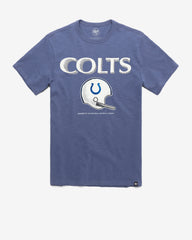 INDIANAPOLIS COLTS HISTORIC LONG HAUL '47 SCRUM TEE BLEACHER BLUE