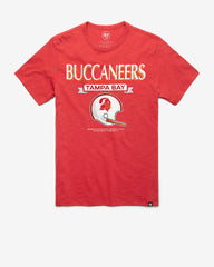 TAMPA BAY BUCCANEERS HISTORIC LONG HAUL '47 SCRUM TEE RESCUE RED