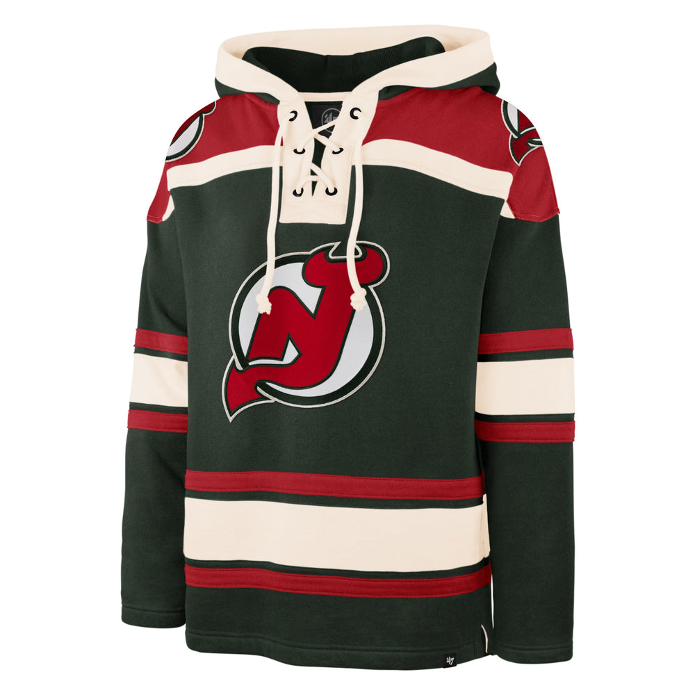 NEW JERSEY DEVILS VINTAGE SUPERIOR '47 LACER HOOD DARK GREEN