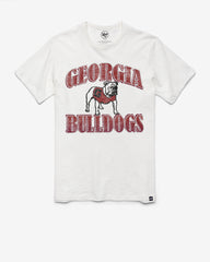 GEORGIA BULLDOGS OVERRUN '47 SCRUM TEE WHITE WASH