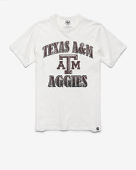 TEXAS A&M AGGIES OVERRUN '47 SCRUM TEE WHITE WASH