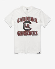 SOUTH CAROLINA GAMECOCKS OVERRUN '47 SCRUM TEE WHITE WASH