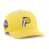 INDIANA PACERS HARDWOOD CLASSICS WORN '47 HITCH LC LOW CROWN YELLOW