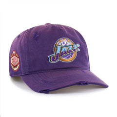 UTAH JAZZ HARDWOOD CLASSICS WORN '47 HITCH LC LOW CROWN PURPLE