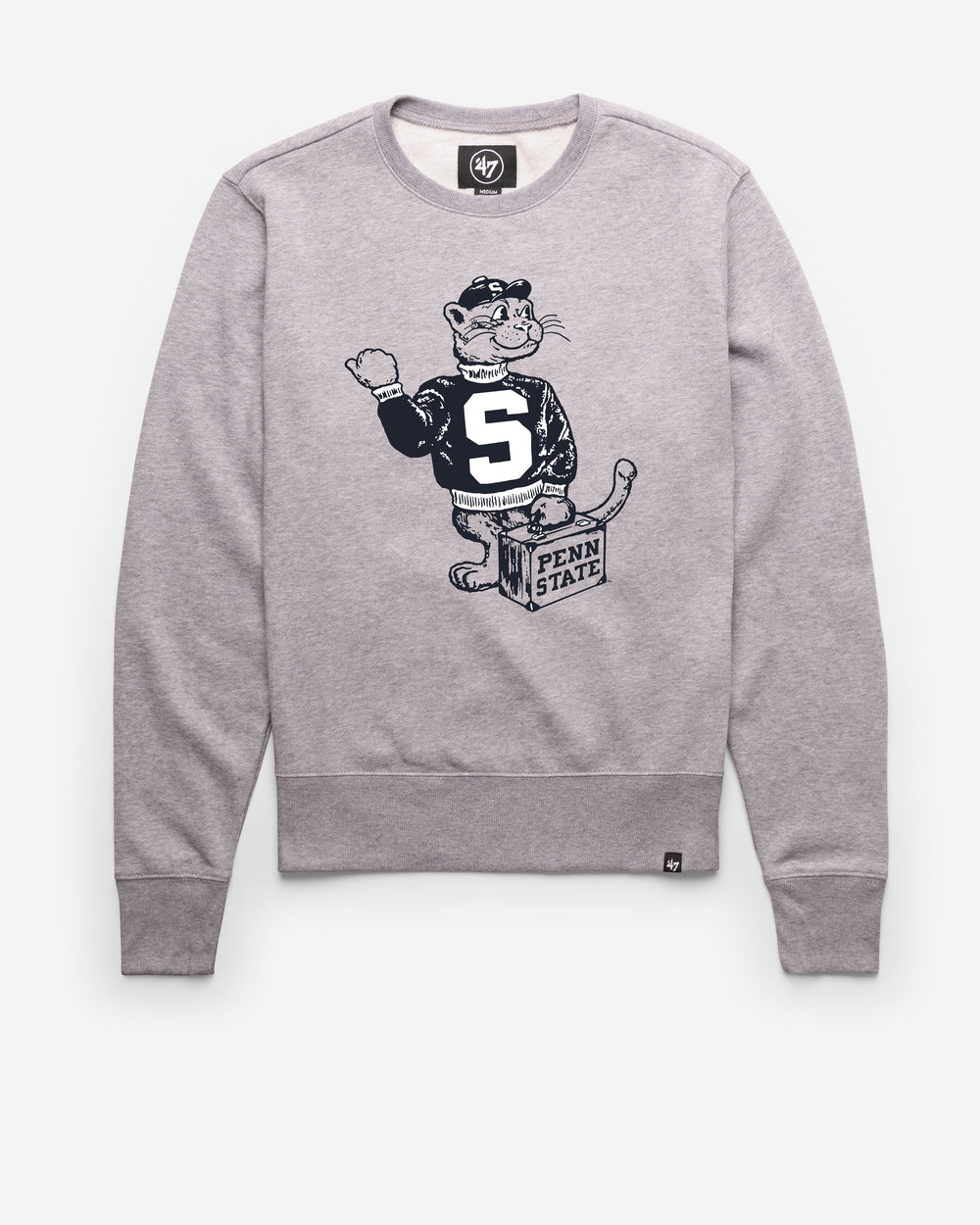 PENN STATE NITTANY LIONS VINTAGE IMPRINT '47 HEADLINE CREW SLATE GREY