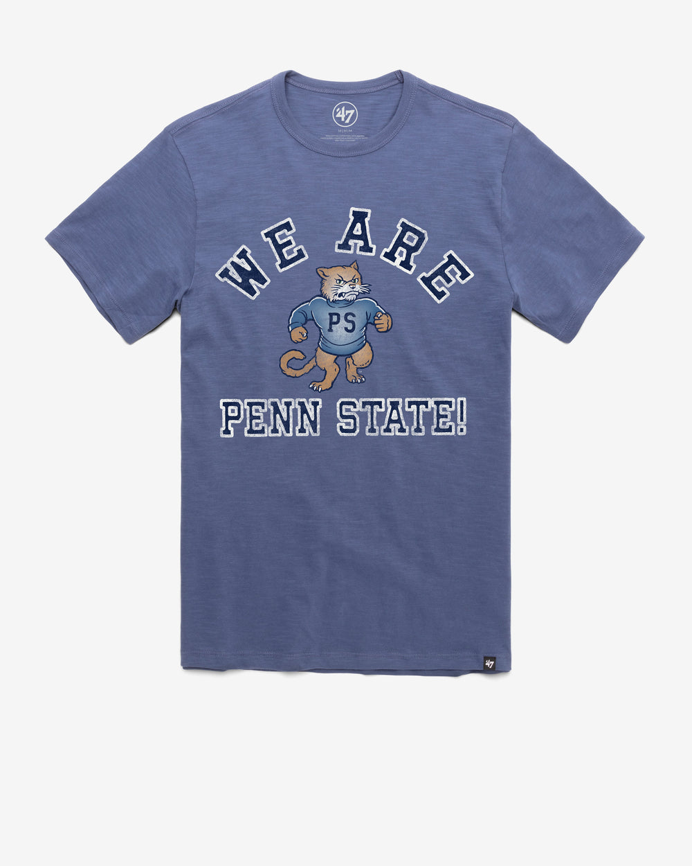 PENN STATE NITTANY LIONS VINTAGE VARSITY HOUSE '47 SCRUM TEE BLEACHER BLUE