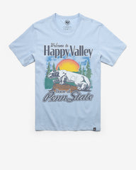 PENN STATE NITTANY LIONS VINTAGE VARSITY HOUSE '47 FRANKLIN TEE GULF BLUE