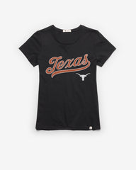 TEXAS LONGHORNS TAIL SWEEP '47 FRANKIE TEE WOMENS FLINT BLACK