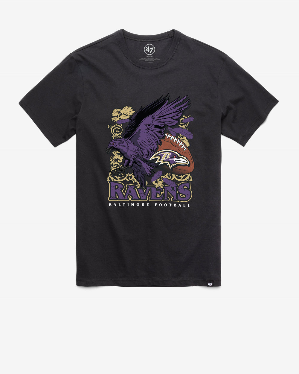 BALTIMORE RAVENS REGIONAL '47 FRANKLIN TEE FLINT BLACK