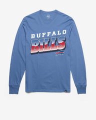 BUFFALO BILLS POLISHED '47 FRANKLIN LONG SLEEVE TEE CADET BLUE